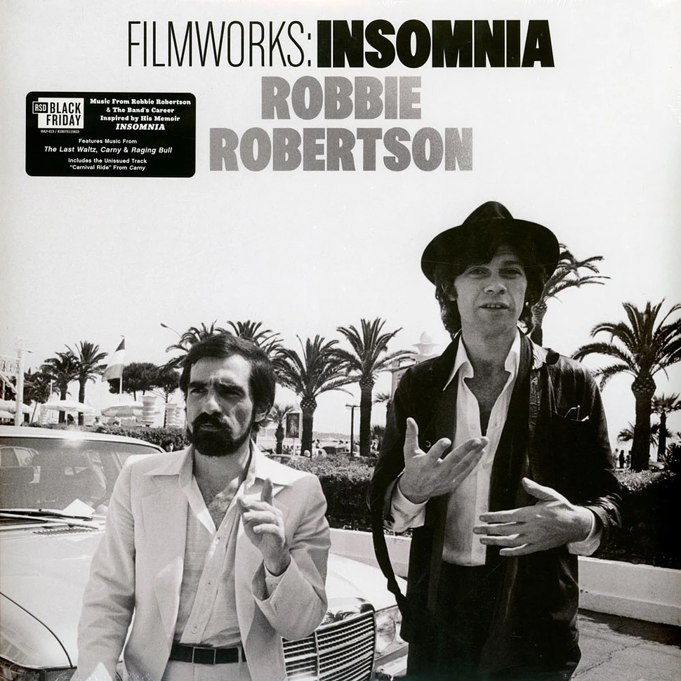Robbie Robertson - Filmworks: Insomnia Black Friday Record Store Day 2025 Black Vinyl Edition