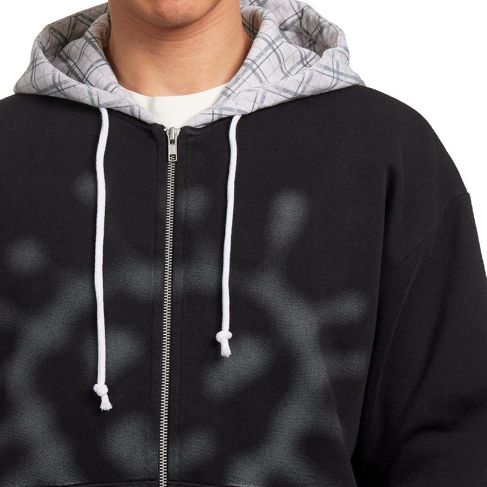 Rassvet - Sun Faded Zip Hoodie Knit (Black) | HHV