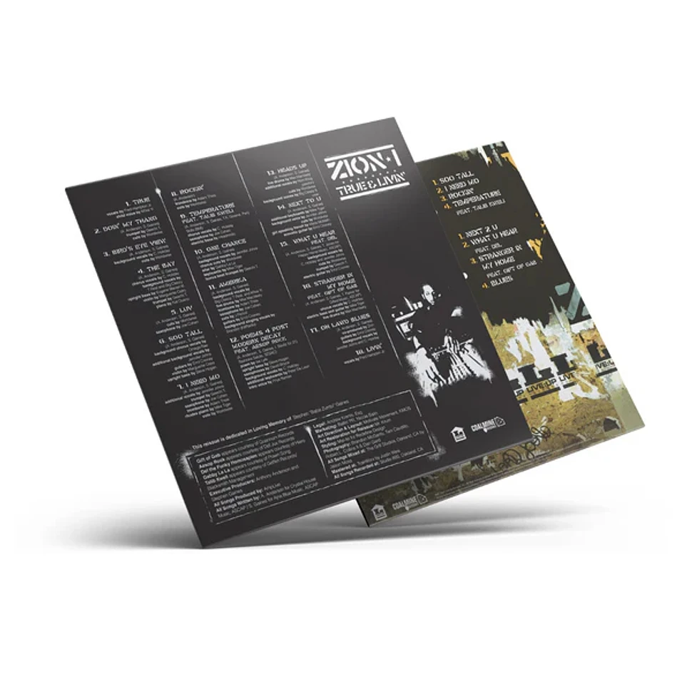 Zion I - True & Livin' Rutilated Quartz Vinyl Edition