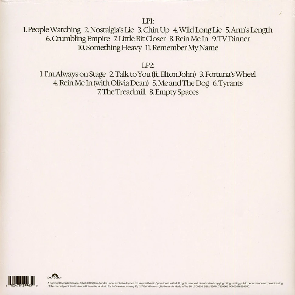 Sam Fender - People Watching Limited Deluxe Silver Vinyl Edition