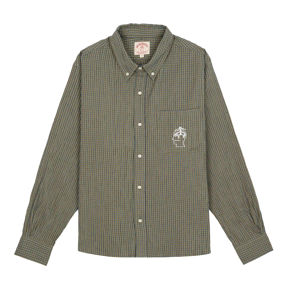 Brain Dead x Brooks Brothers California - Check Oxford Button Up Shirt
