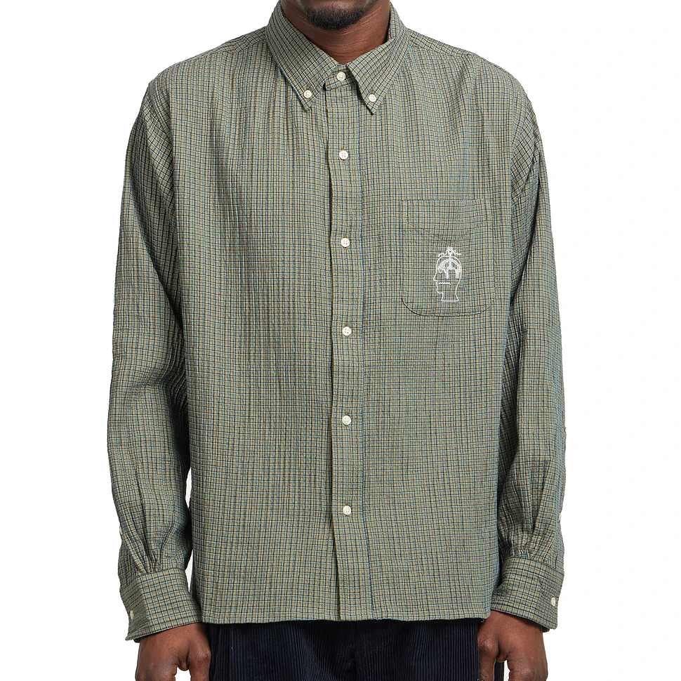 Brain Dead x Brooks Brothers California - Check Oxford Button Up Shirt