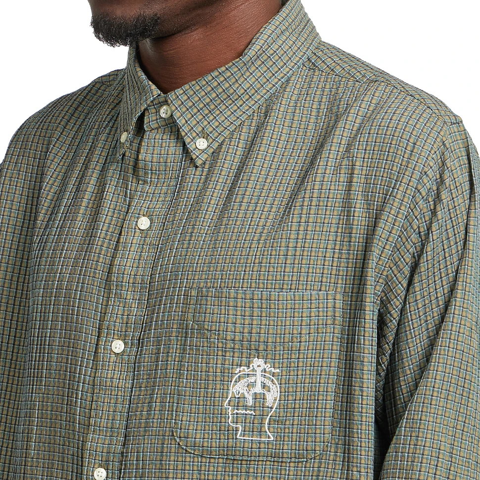 Brain Dead x Brooks Brothers California - Check Oxford Button Up Shirt
