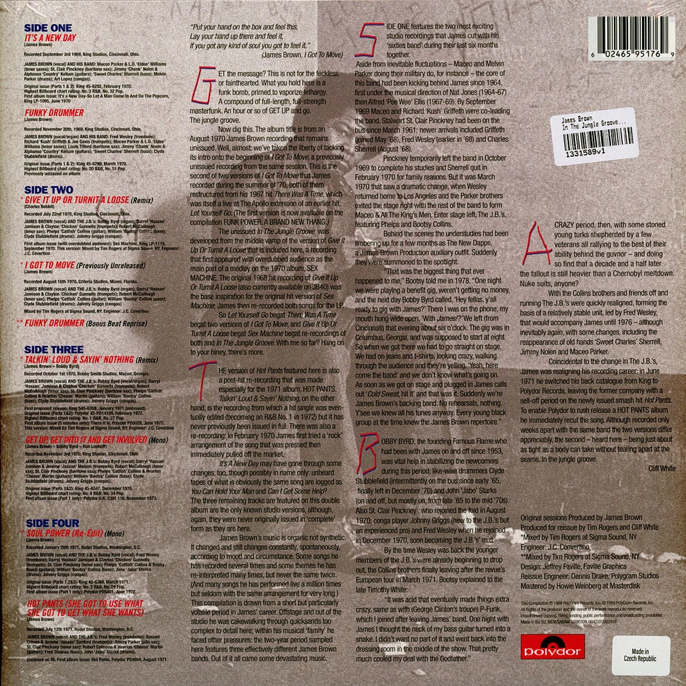 James Brown - In The Jungle Groove Limited Edition