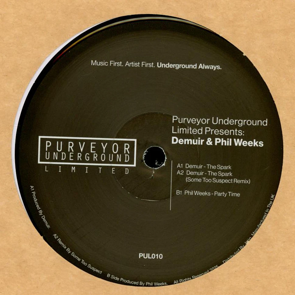 Demuir / Phil Weeks - Purveyor Underground Limited Presents: Demuir ...