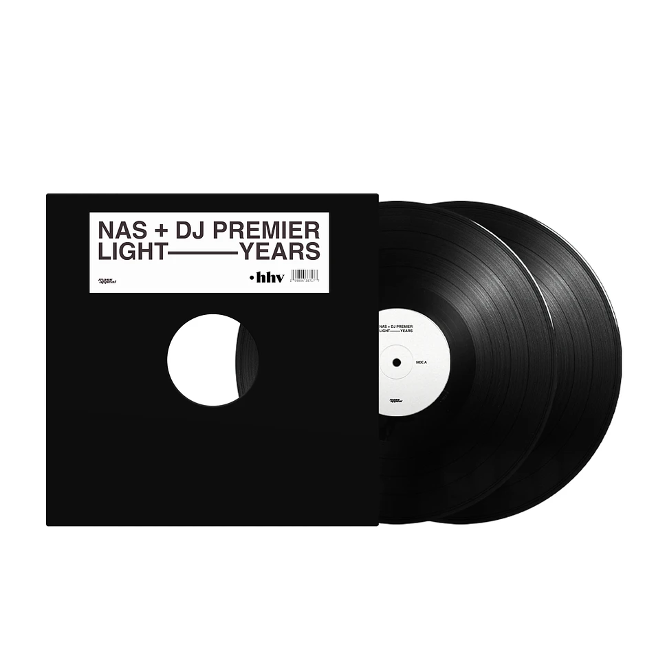 Nas DJ Premier Light Years サイン入り Nas + DJ Premier - Light-Years Limited Day Ones White Label