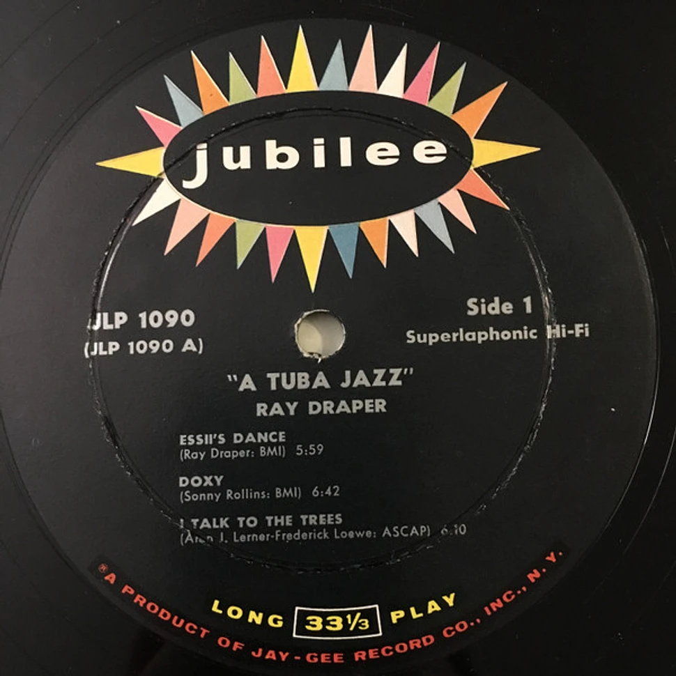 Ray Do Rapper Ray Draper - A Tuba Jazz - Vinyl LP - 1959 - US - Original | HHV