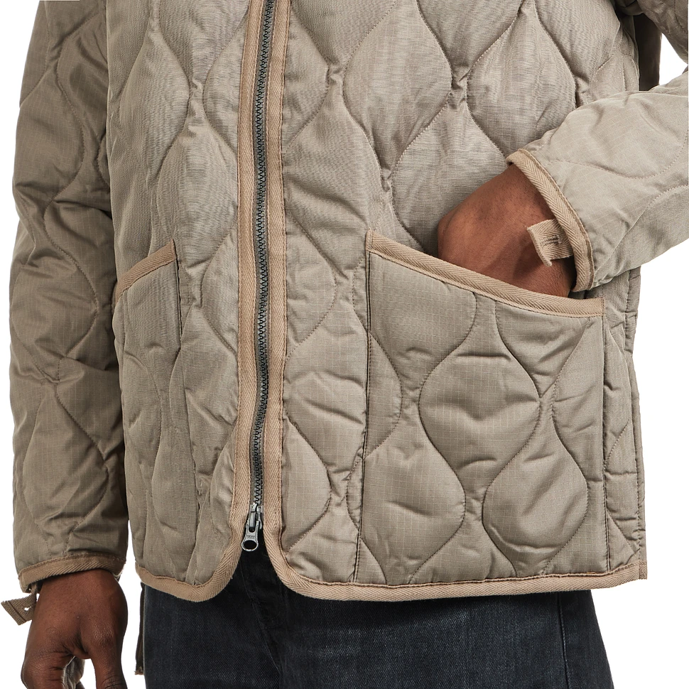 TAION - Military Zip V Neck Down Jacket