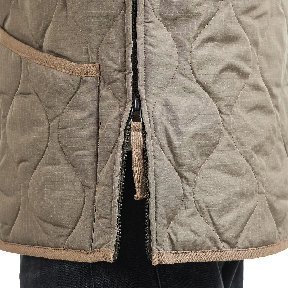 TAION - Military Zip V Neck Down Jacket