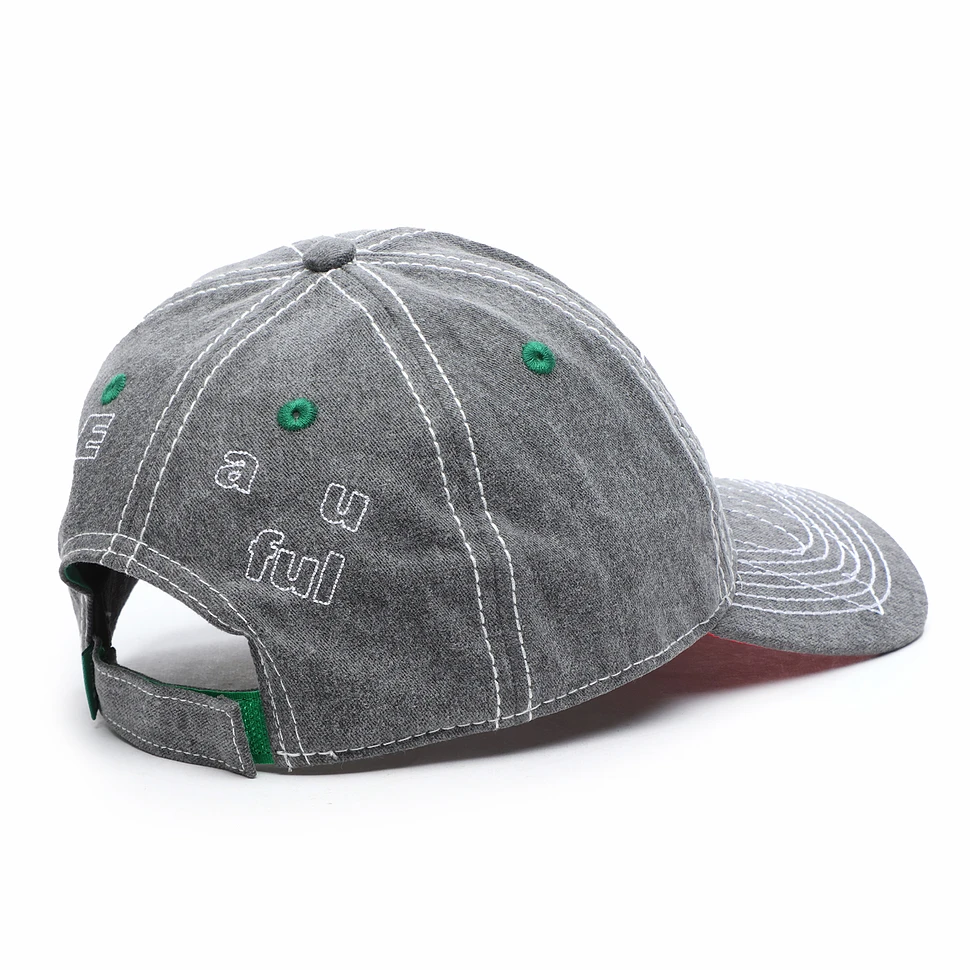 b.Eautiful - Vapor 6 Panel Hat (Washed Black / White) | HHV