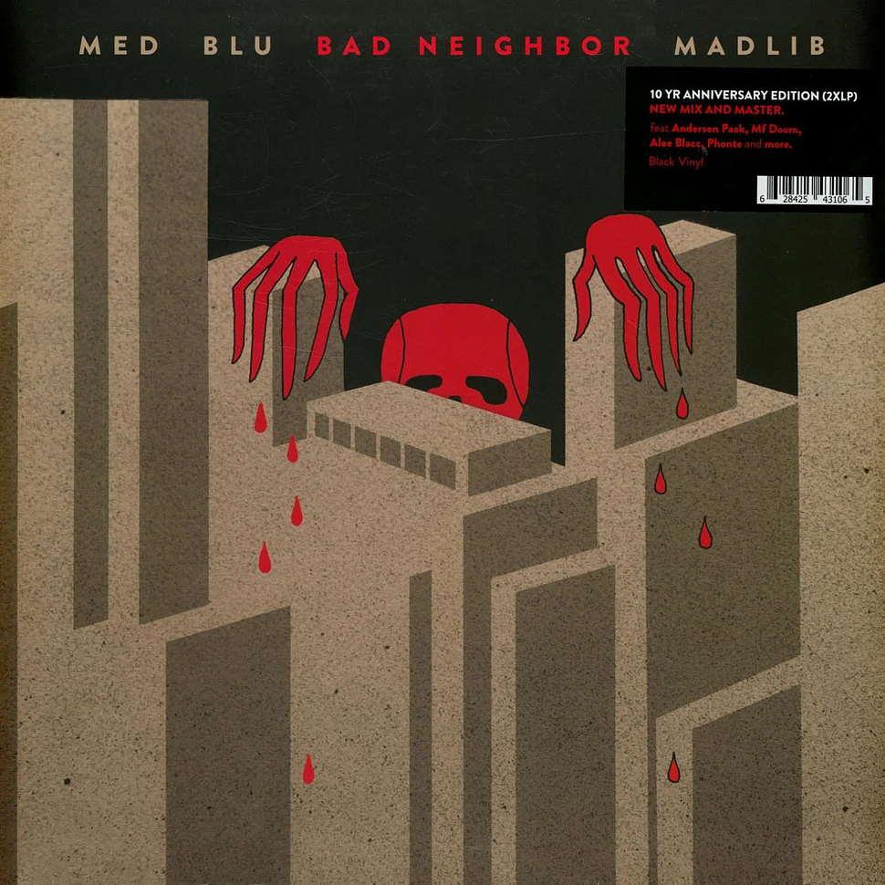 MED, Blu & Madlib - Bad Neighbor 10 Year Anniversary Black Vinyl Edition