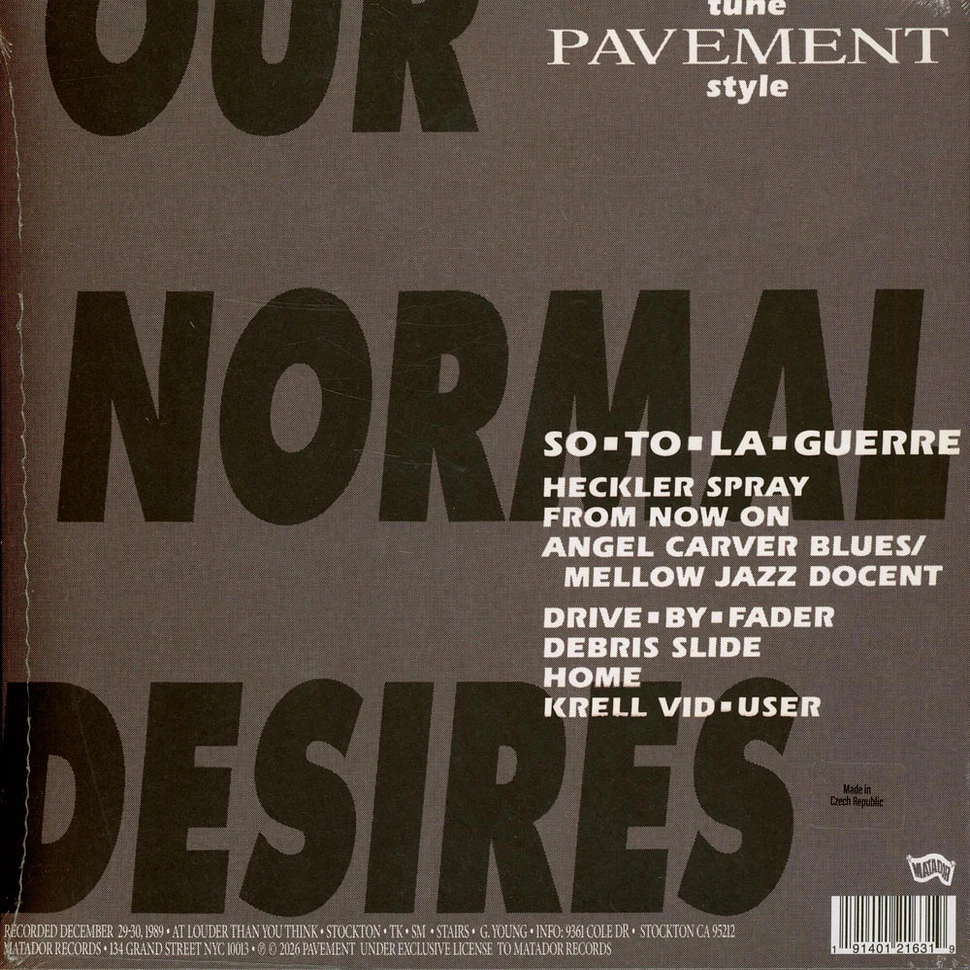 Pavement - Perfect Sound Forever Record Store Day 2026 White Vinyl Edition
