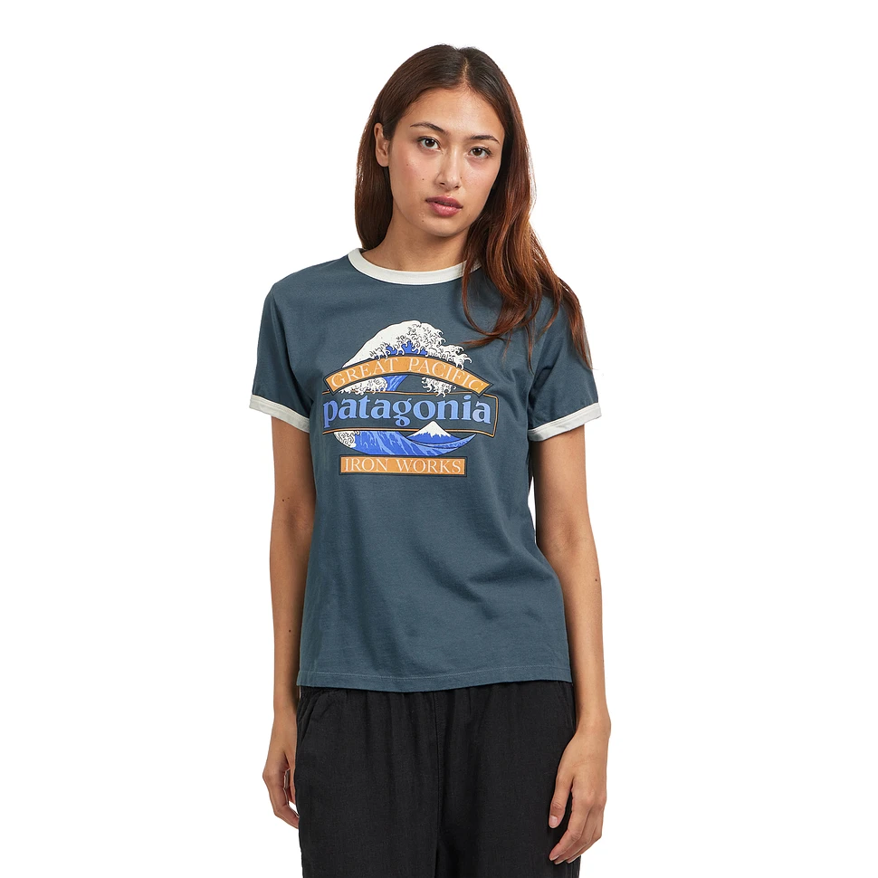 Great Waves Ringer Tee