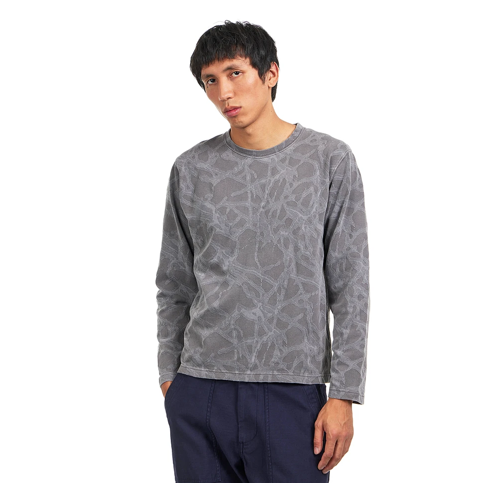 Lightning Jacquard Long Sleeve Tee