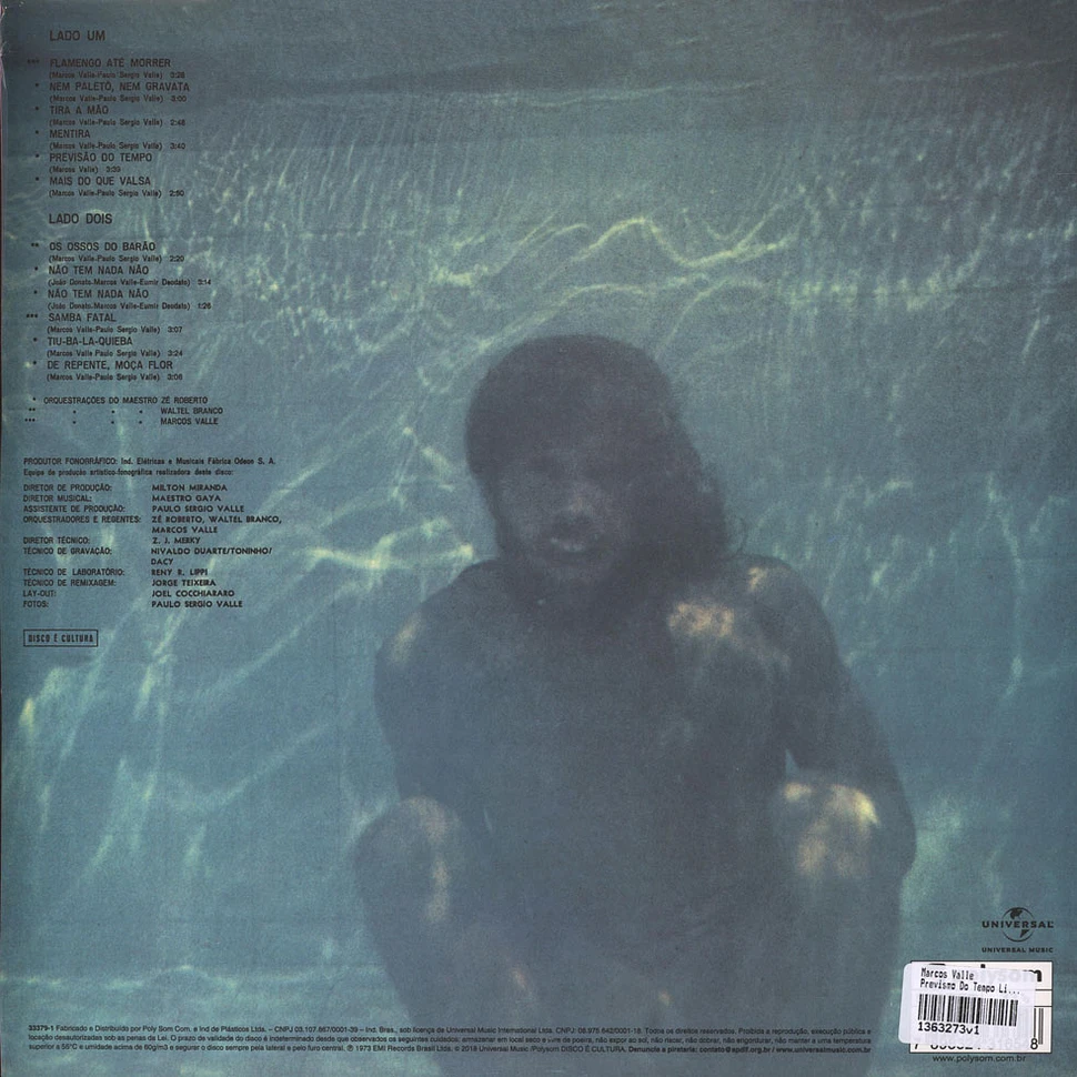 Marcos Valle - Previsão Do Tempo Light Blue Translucent Vinyl