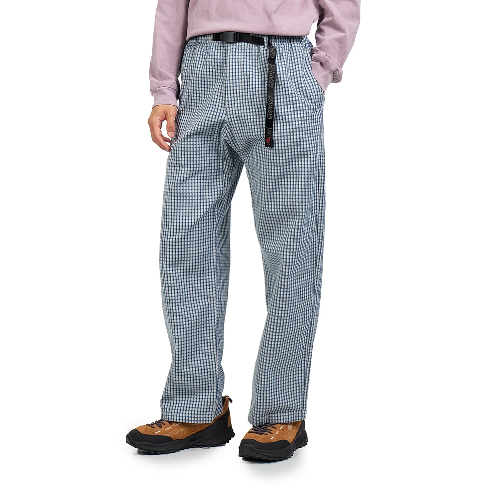 Dobby Plaid Gramicci Pants Straight Fit