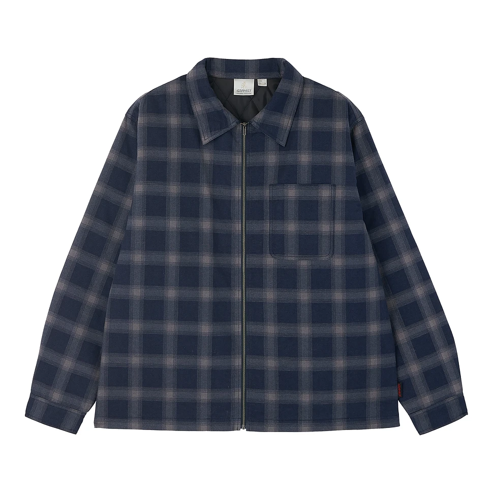 Zip-Up Insulated Flannel Shirt