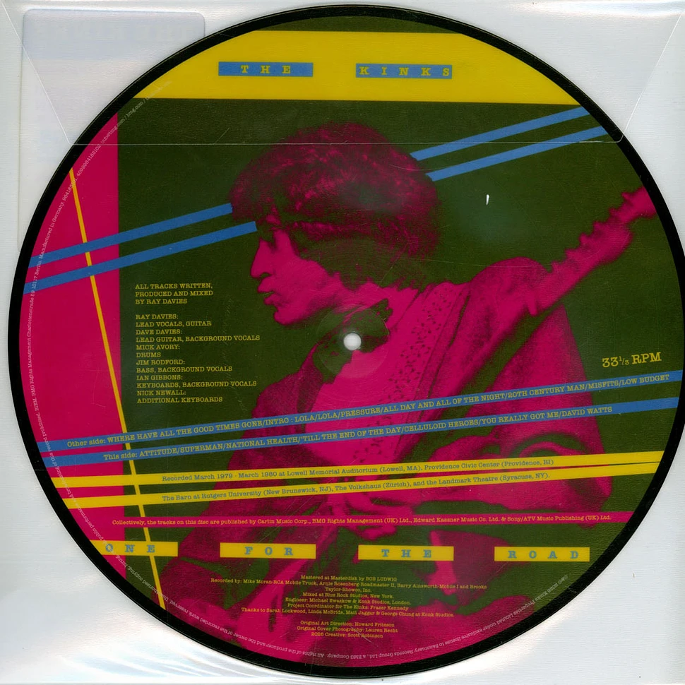 LP Kinks One For The Road (Zoetrope Vinyl) 6418510 BMG 未開封 /00260 The Kinks - One For The Road Record Store Day 2026 Zoetrope Vinyl