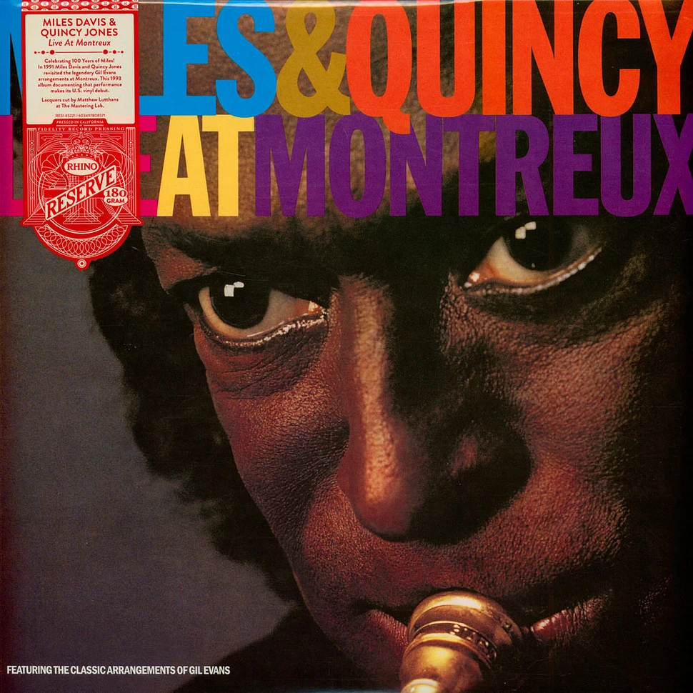 Miles Davis / Quincy Jones - Live At Montreux Rhino Reserve