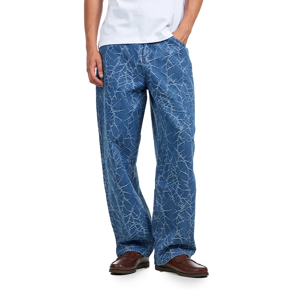 Thorn Camo Wide Cut Denim Jeans