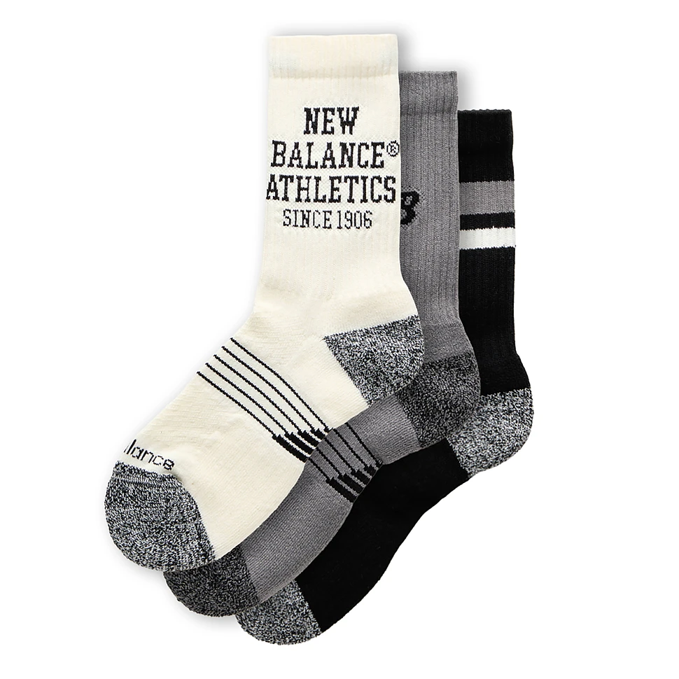 Active Graphic Crew Socks 3 Pack