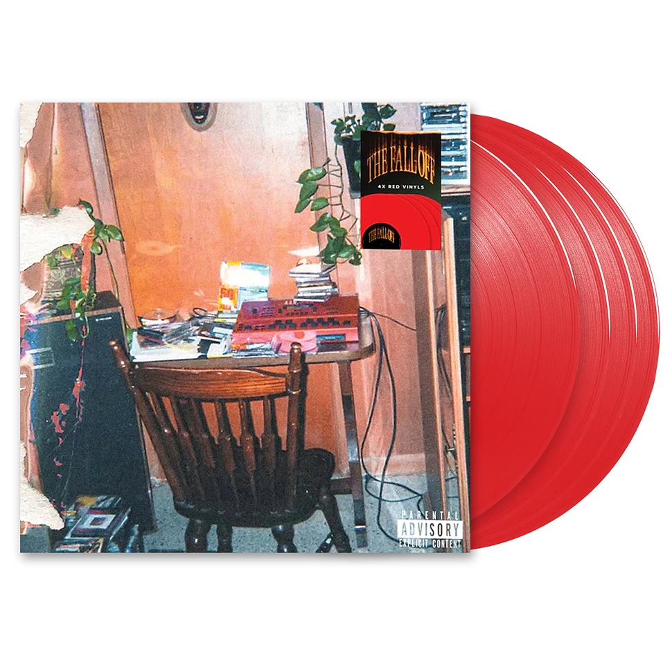 J. Cole - The Fall-Off Pomegranate Red Vinyl Edition - Vinyl 4LP