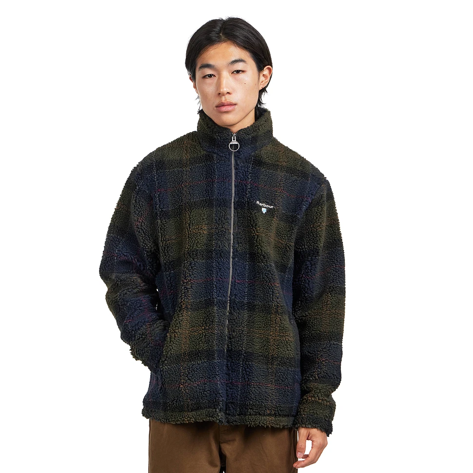 Tartan Fleece Zip Through Jacket