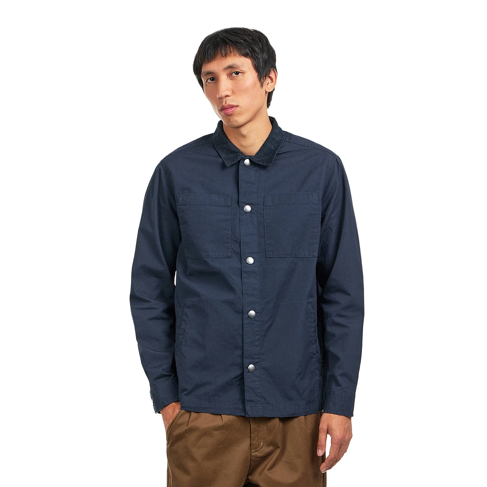 Cord Collar Twill Overshirt