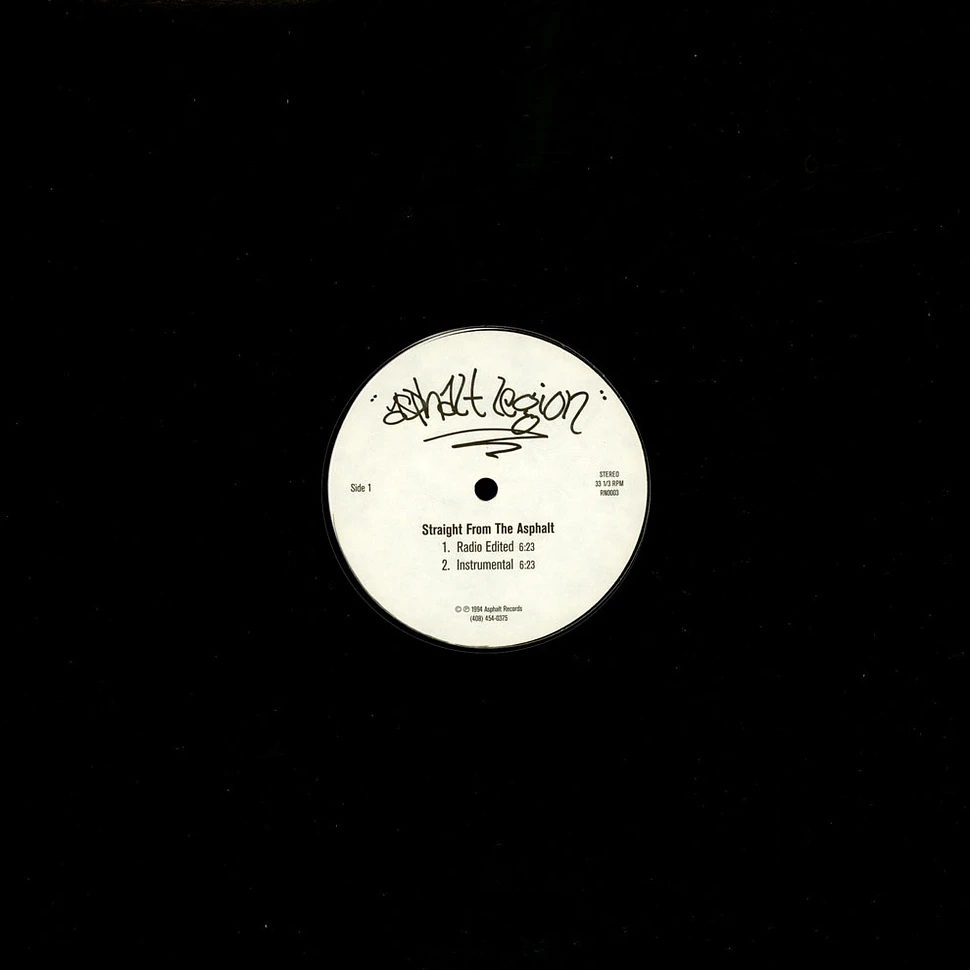 Asphalt Legion - Straight From The Asphalt - Vinyl 12
