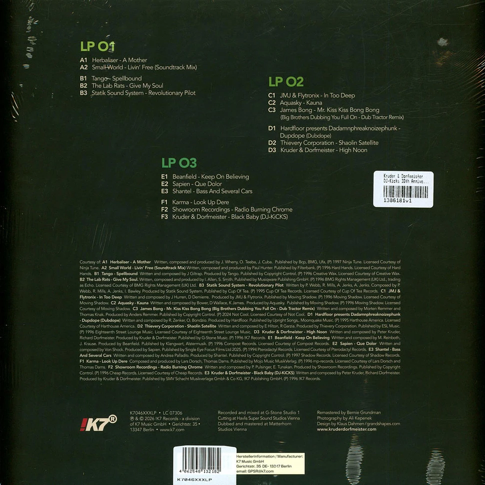 Kruder & Dorfmeister - DJ-Kicks 30th Anniversary Boxset Edition