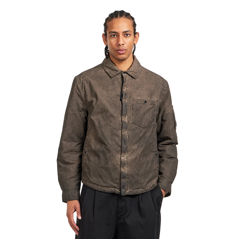 Flatt Nylon Padded Zipped Overshirt