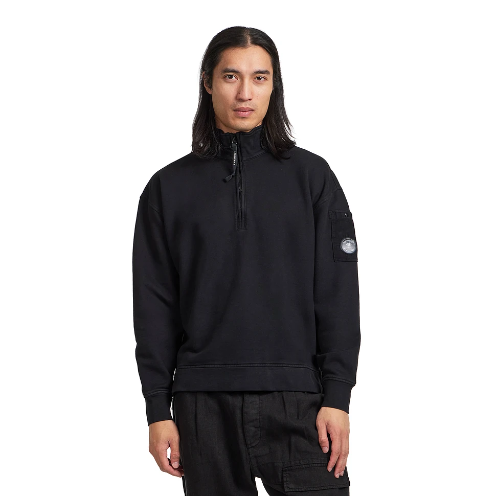 Boxy Half Zip Lens Sweatshirt