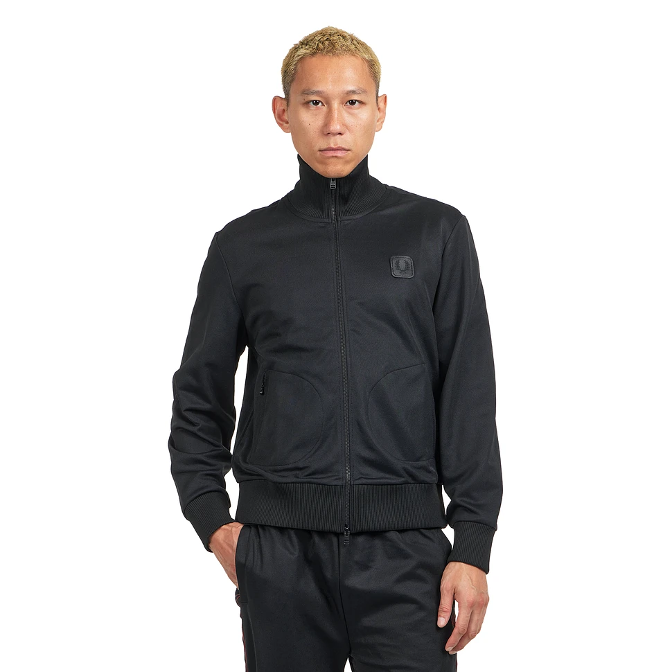 Leather Patch Track Jacket