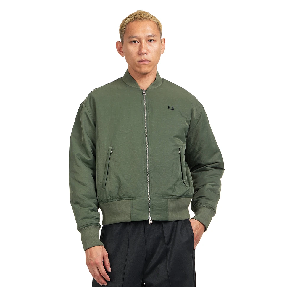 Quilted Tennis Bomber Jacket