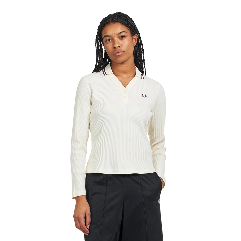 Twin Tipped Ribbed Polo Shirt