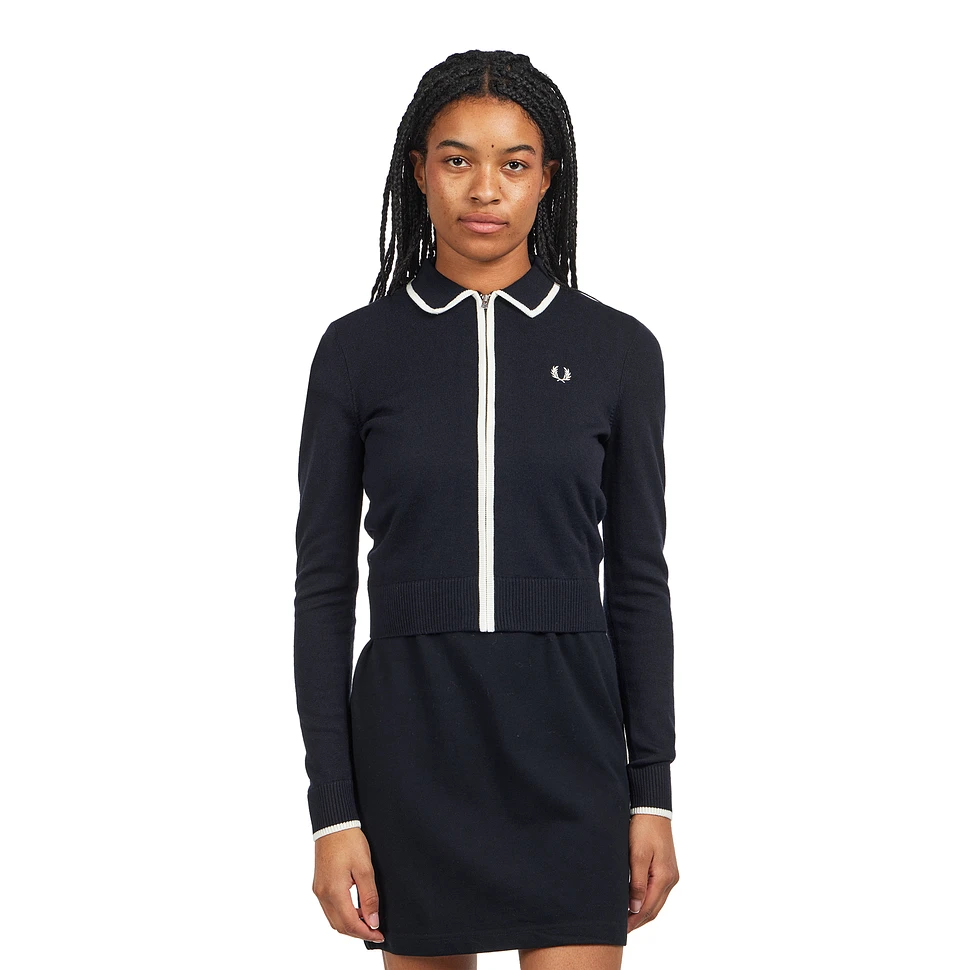 Zip-Through Knitted Shirt