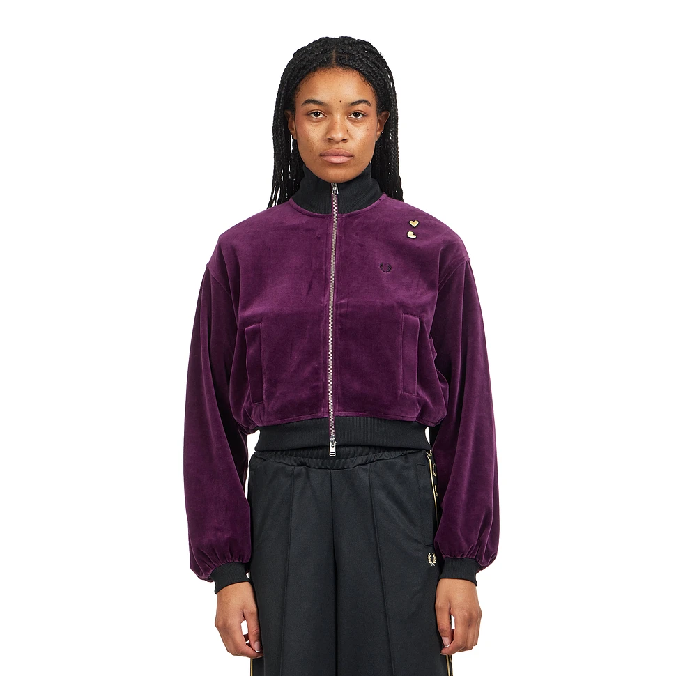 Velour Track Jacket