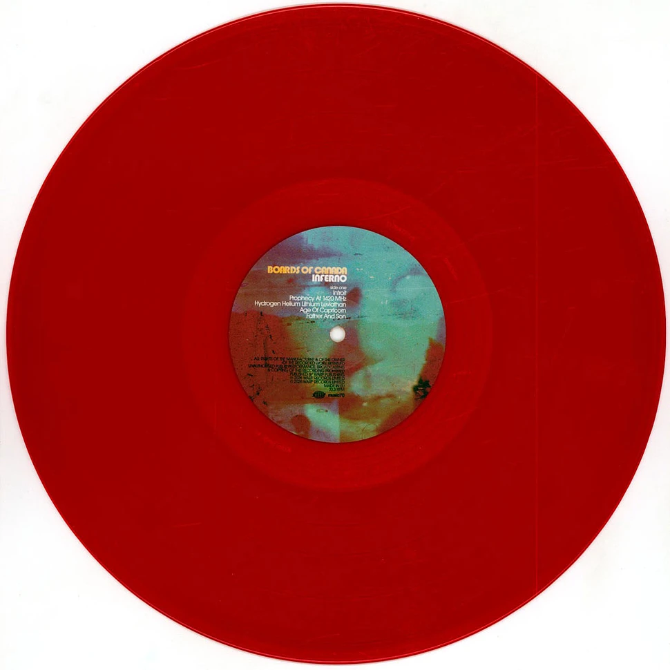Boards Of Canada - Inferno Red Vinyl Deluxe Edition - Vinyl 2LP