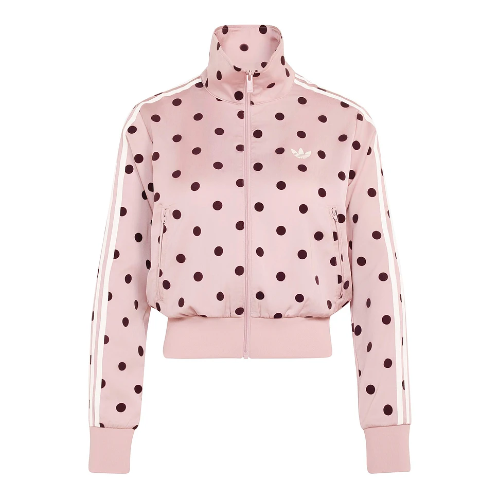 Satin Polka Dots Track Top Track Top