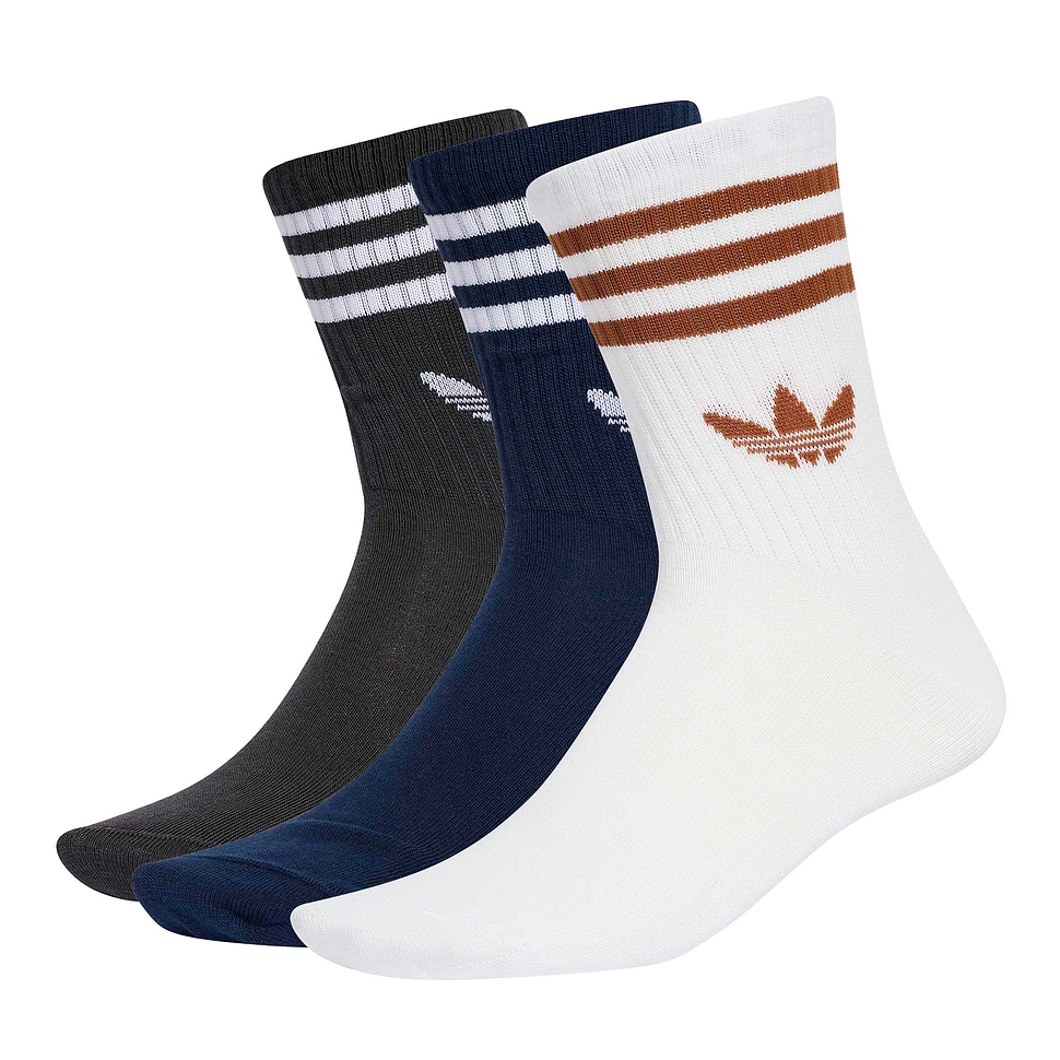 3-Stripes Crew Socks (Pack of 3)