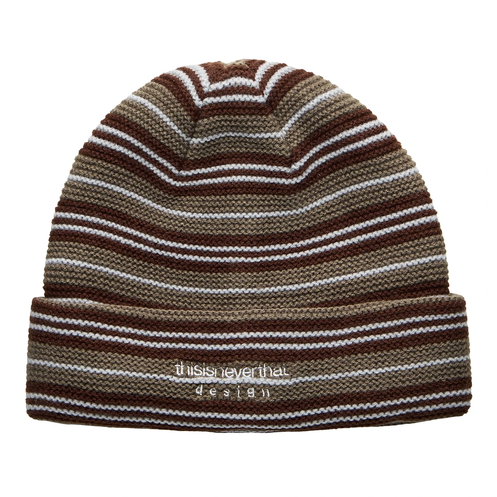 Striped Knit Beanie