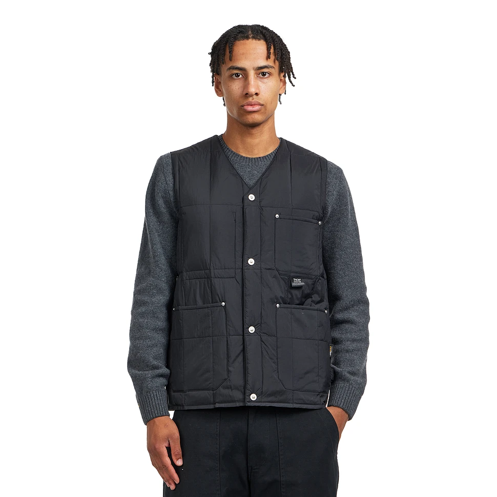 Work V Neck Button Down Vest