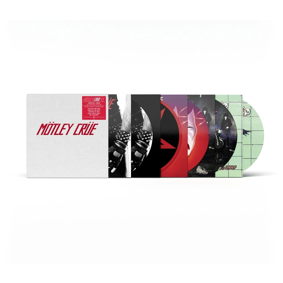 MÖTLEY CRÜE CRÜCIAL CRÜE CDボックスセット Amazon.com: Cr?cial Cr?e: The Studio Albums 1981-1989: CDs & Vinyl