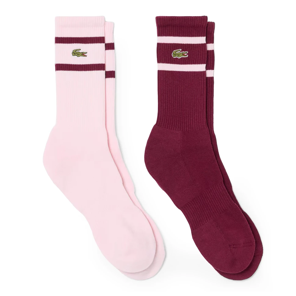 Striped Logo Socks (Pack of 2)