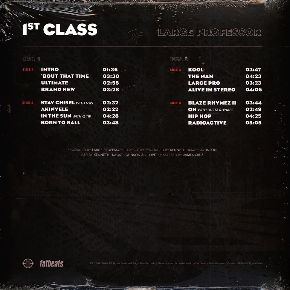 Large Professor - 1st Class - Vinyl 2LP+7