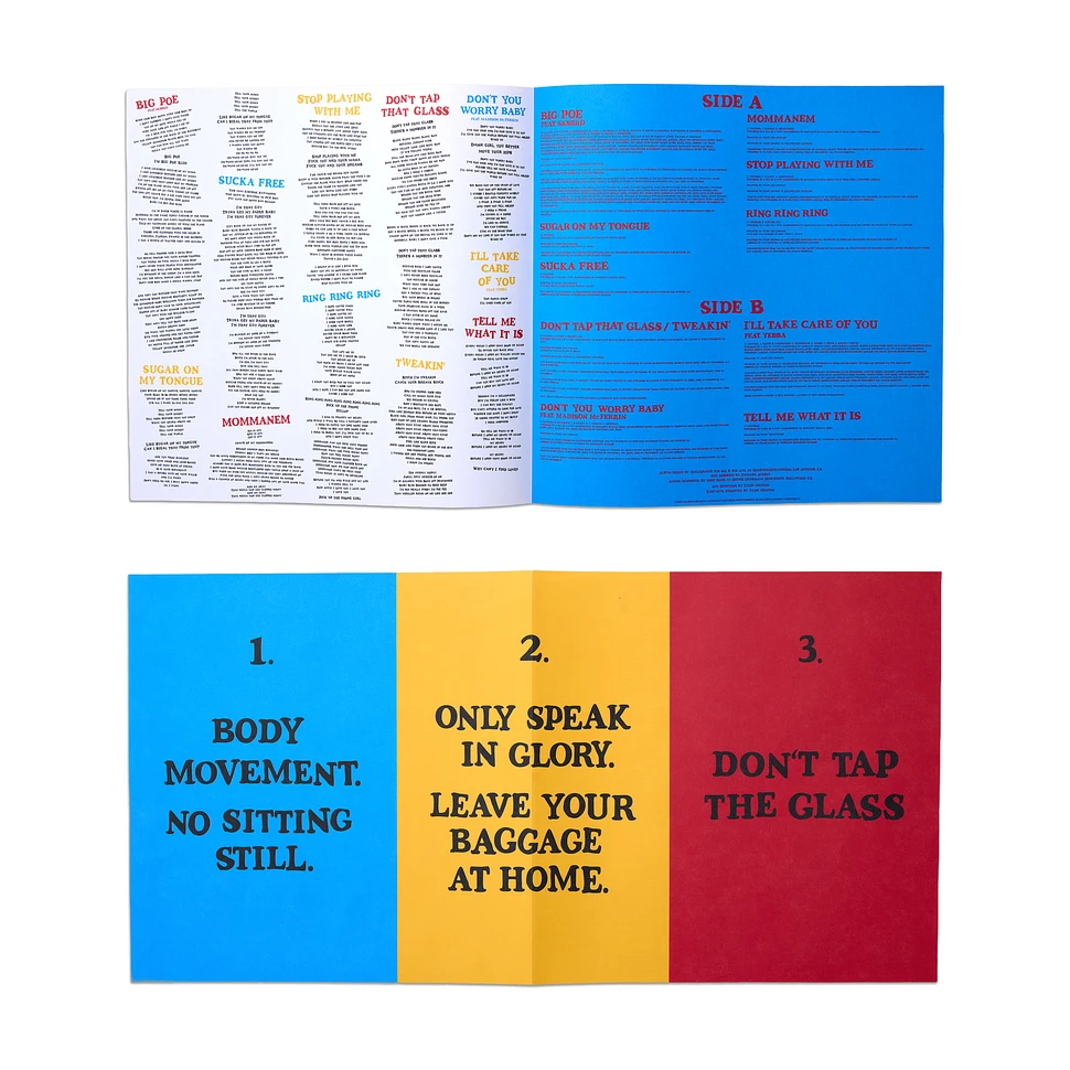 Tyler The Creator - Don't Tap The Glass Clear Vinyl Edition